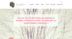 Desktop Screenshot of isaiahberlin.org